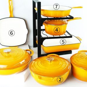 Enamel Cast Iron 7in1 Pot