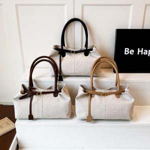 Canvas Shoulder Handbag