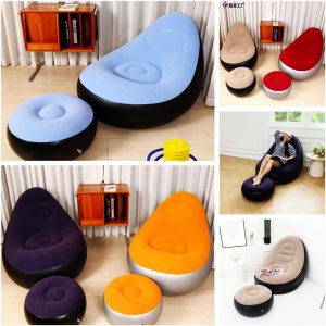 Inflatable Lounge Chair With Pumping Machines 