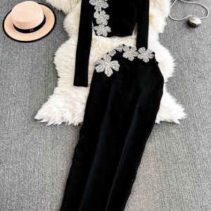 Ladies Long Skirts 2pcs