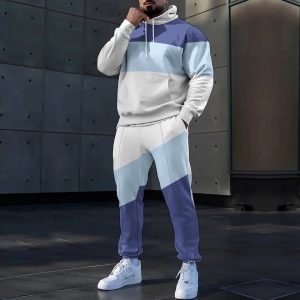 TWO -PIECES MEN HOODIE