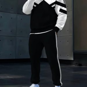 TWO -PIECES MEN HOODIE