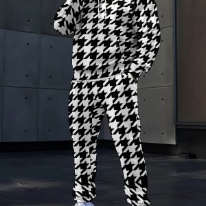 TWO -PIECES MEN HOODIE