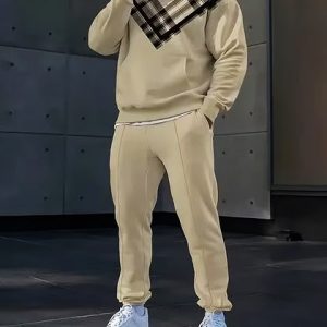 TWO -PIECES MEN HOODIE