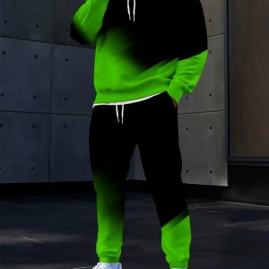 TWO -PIECES MEN HOODIE