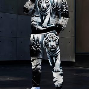 TWO -PIECES MEN HOODIE