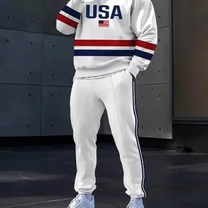 TWO -PIECES MEN HOODIE