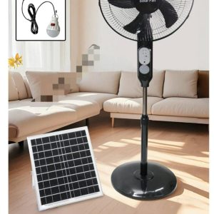 Rechargeable Fan with bulb and remote